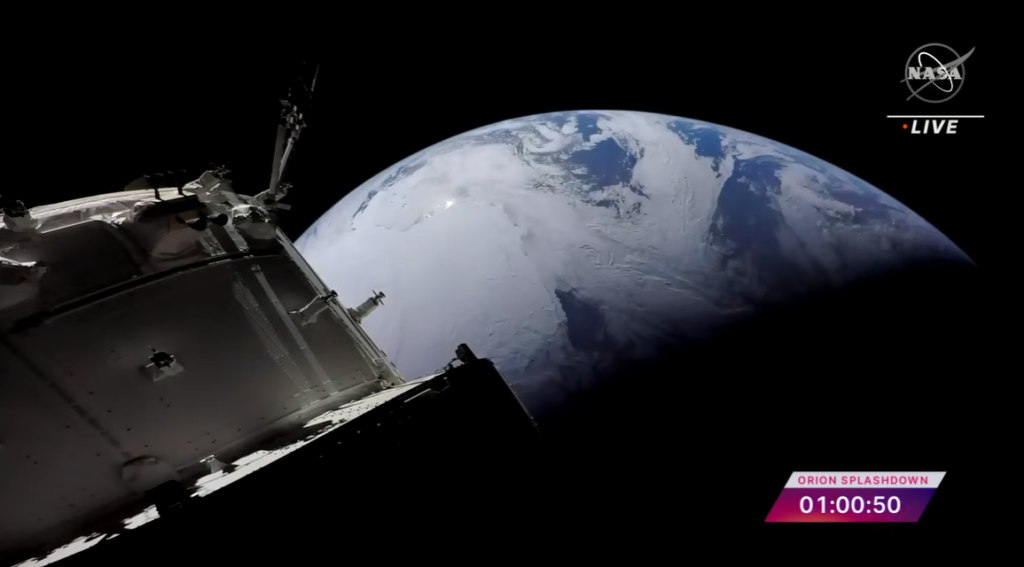 Splashdown! Orion Home From the Moon – SpacePolicyOnline.com